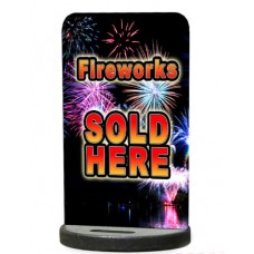 Fireworks Sold Here Ecoflex Pavement Stand